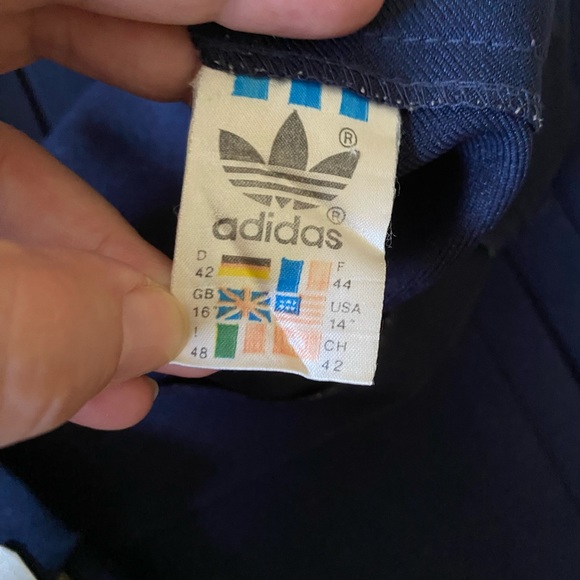 Adidas Vintage Tennis Pleated Wrap Mini Skirt Navy Blue Women’s size 14. - Picture 8 of 10